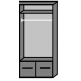 Two-Door Wardrobe 10