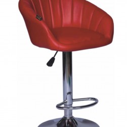 Adjustable bar stool (red)