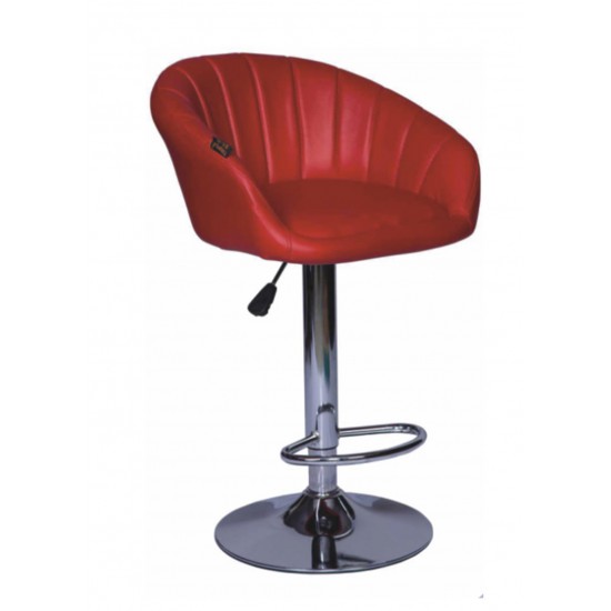 Adjustable bar stool (red)