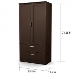 Two-Door Wardrobe 05