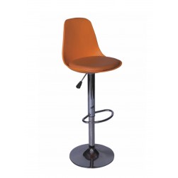 Adjustable bar stool (orange) 