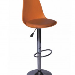 Adjustable bar stool (orange) 