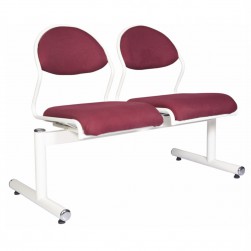 Two seater cushion visitor chair 