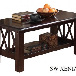 Center table dark brown square shape 
