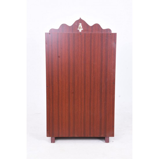 DOUBLE DOOR ENGINEERING WOOD POOJA MANDIR STAND -05