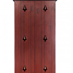 DOUBLE DOOR ENGINEERING WOOD POOJA MANDIR STAND - 06