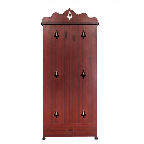 DOUBLE DOOR ENGINEERING WOOD POOJA MANDIR STAND - 06