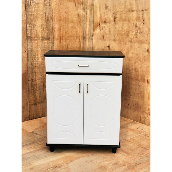 White membrane shoe rack