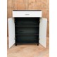 White membrane shoe rack