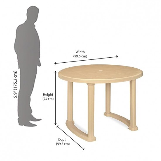 Nilkamal Meridian Plastic Dining Table