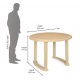 Nilkamal Meridian Plastic Dining Table