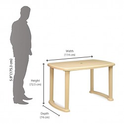 Nilkamal Marvel Rectangular Table