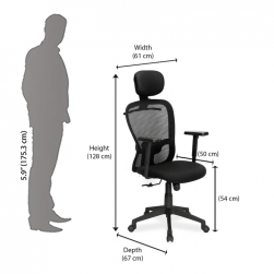 Nilkamal Alba High Back CTS Chair Nilkamal Alba High Back CTS Chair