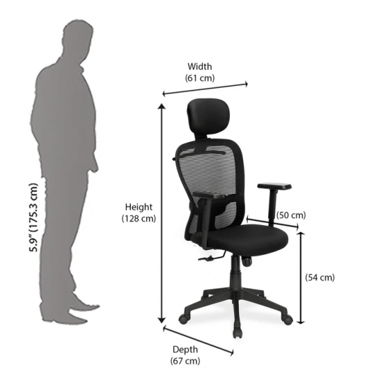 Nilkamal Alba High Back CTS Chair