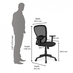 Nilkamal Alba Mid Back Office Chair Nilkamal Alba Mid Back Office Chair