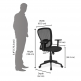 Nilkamal Alba Mid Back Office Chair