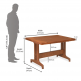 Nilkamal Ultima Dining Table