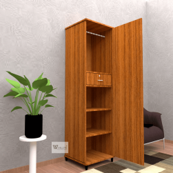 Single Door Wardrobe