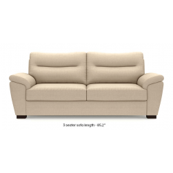 WellFin 3 Seaters Sofa ( Pearl White )