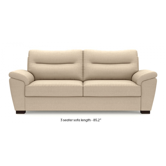 WellFin 3 Seaters Sofa ( Pearl White )