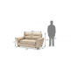 WellFin 2 Seaters Sofa ( Pearl White )