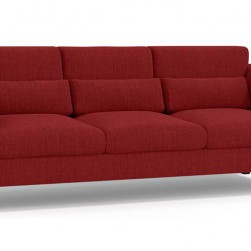 WellFin 3 Seaters Sofa ( Salsa Red )