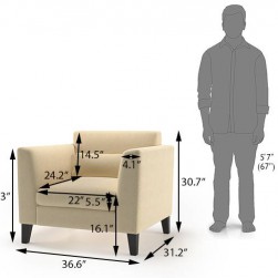 WellFin Single Seater Sofa Chair ( cosmic )