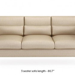 WellFin 3 Seaters Sofa ( pearl )