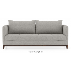 WellFin 3 seaters Compact Sofa (Vapour Grey)