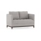 WellFin 2 seaters Compact Sofa (Vapour Grey)