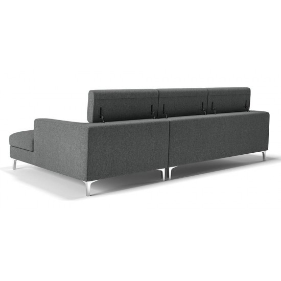 WellFin Adjustable Sofa ( Grey )