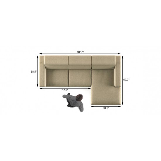 WellFin Adjustable Sofa ( Grey )