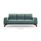 WellFin Granada 3 seaters Sofa (Dusty Turquoise Velvet)