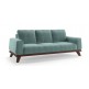 WellFin Granada 3 seaters Sofa (Dusty Turquoise Velvet)
