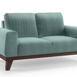 WellFin Granada 2 seaters Sofa (Dusty Turquoise Velvet)