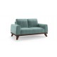 WellFin Granada 2 seaters Sofa (Dusty Turquoise Velvet)