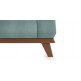 WellFin Granada 3 seaters Sofa (Dusty Turquoise Velvet)