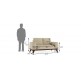 WellFin Granada 2 seaters Sofa (Dusty Turquoise Velvet)