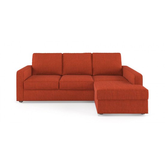 WellFin Sectional Sofa ( Lava Red )