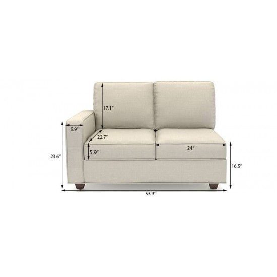 WellFin Sectional Sofa ( Lava Red )