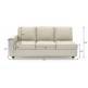 WellFin Sectional Sofa ( Lava Red )