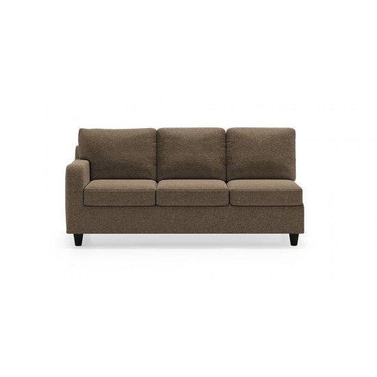 WellFin Sectional Sofa (Fossil Brown)