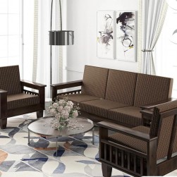 Wooden Sofa Set 001