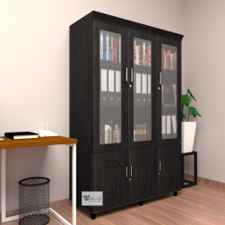 Three Door Book Shelve 01
