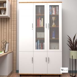 Three Door Book Shelve 02