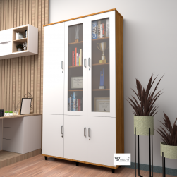 Three Door Book Shelve 02