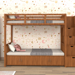 Wooden Bunker Bed 01