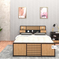 KING BED WITH STORAGE 1