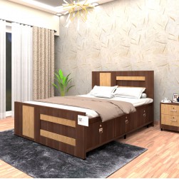QUEEN BED WITH STORAGE 9