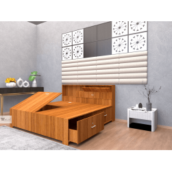 Queen Bed With Storage 2
